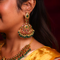 Ruhi Antique Kundan Necklace set