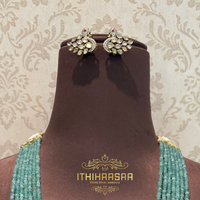Sravya Statement Swan Necklace Set