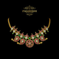 Madhavi 2 in 1 Kundan Mango Necklace