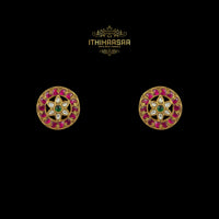Mayurika Hasli Necklace with detachable Kundan Pendant Set