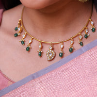 Vanya 2-in-1 Reversible Kundan Mango Hasli Necklace