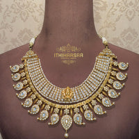 Ananya 10 in 1 Grand Antique Kundan Mango Mala
