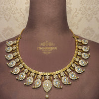 Ananya 10 in 1 Grand Antique Kundan Mango Mala