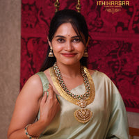 Yasodhra Grand 7-in-1 Uncut Polki Kasumala Haram
