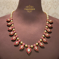 Double Sided Pearl Mango Mala Set