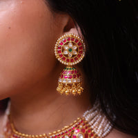 Anvitha - Grand Kundan Pearl Choker
