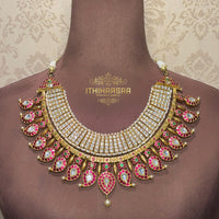 Ananya 10 in 1 Grand Antique Kundan Mango Mala
