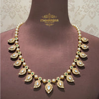 Double Sided Pearl Mango Mala Set