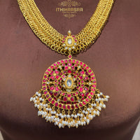 Madhuri Antique Kundan Necklace