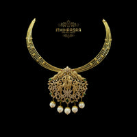 Nakshatra UncutPolki Pendant Set