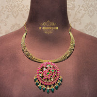 Padmika 3-in-1 Detachable Antique Kundan Necklace