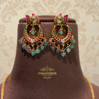 Mayura 3-in-1 Antique Jadau Kundan Necklace Set
