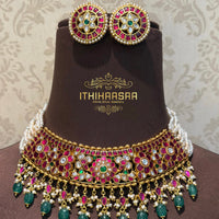 Anvitha - Grand Kundan Pearl Choker