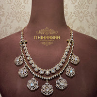 Tanmaya Statement Victorian Uncut Polki Necklace