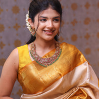 Mayura 3-in-1 Antique Jadau Kundan Necklace Set