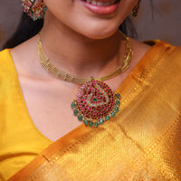 Mayura 3-in-1 Antique Jadau Kundan Necklace Set