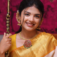 Padmika 3-in-1 Detachable Antique Kundan Necklace