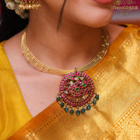 Padmika 3-in-1 Detachable Antique Kundan Necklace