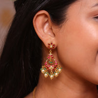 Adhini Antique Kundan Necklace