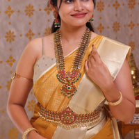 Grand Antique Kundan Kasu Mala