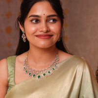 Nilaya CZ Statement Necklace
