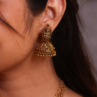 Lord Ganesha Handmade Nakshi Necklace Set
