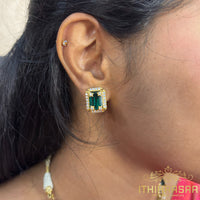 Shristi Exclusive CZ Emerald Necklace