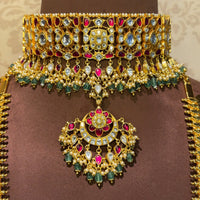 Antique Kundan Bridal set