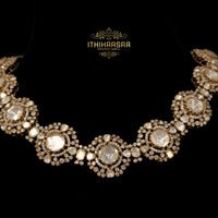 Grand Uncut Polki Necklace Set