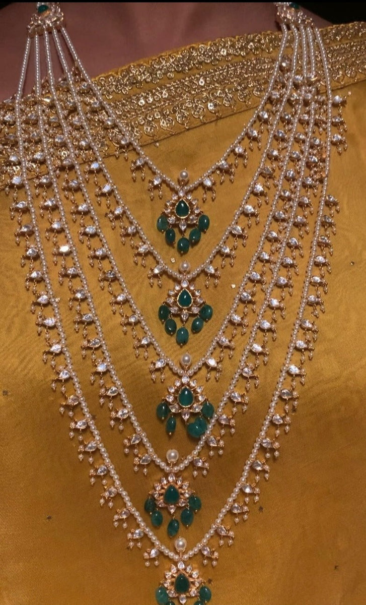 Diamond Necklace Satlada Necklace Gold Price Satlada Haar In Gold