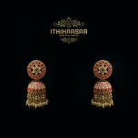 Rashmika Inspired Antique Kundan Necklace