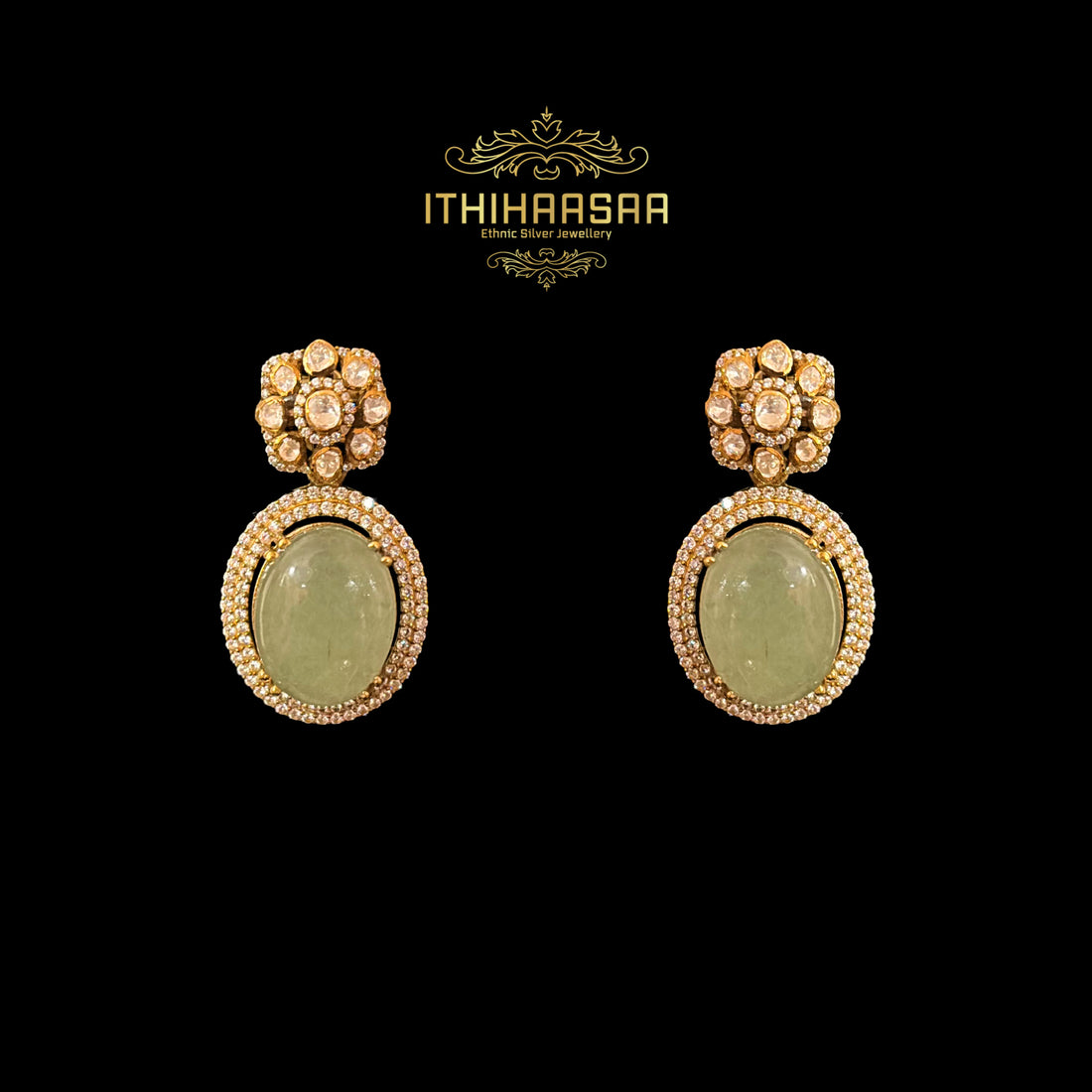 Navira Statement Navarathan Necklace