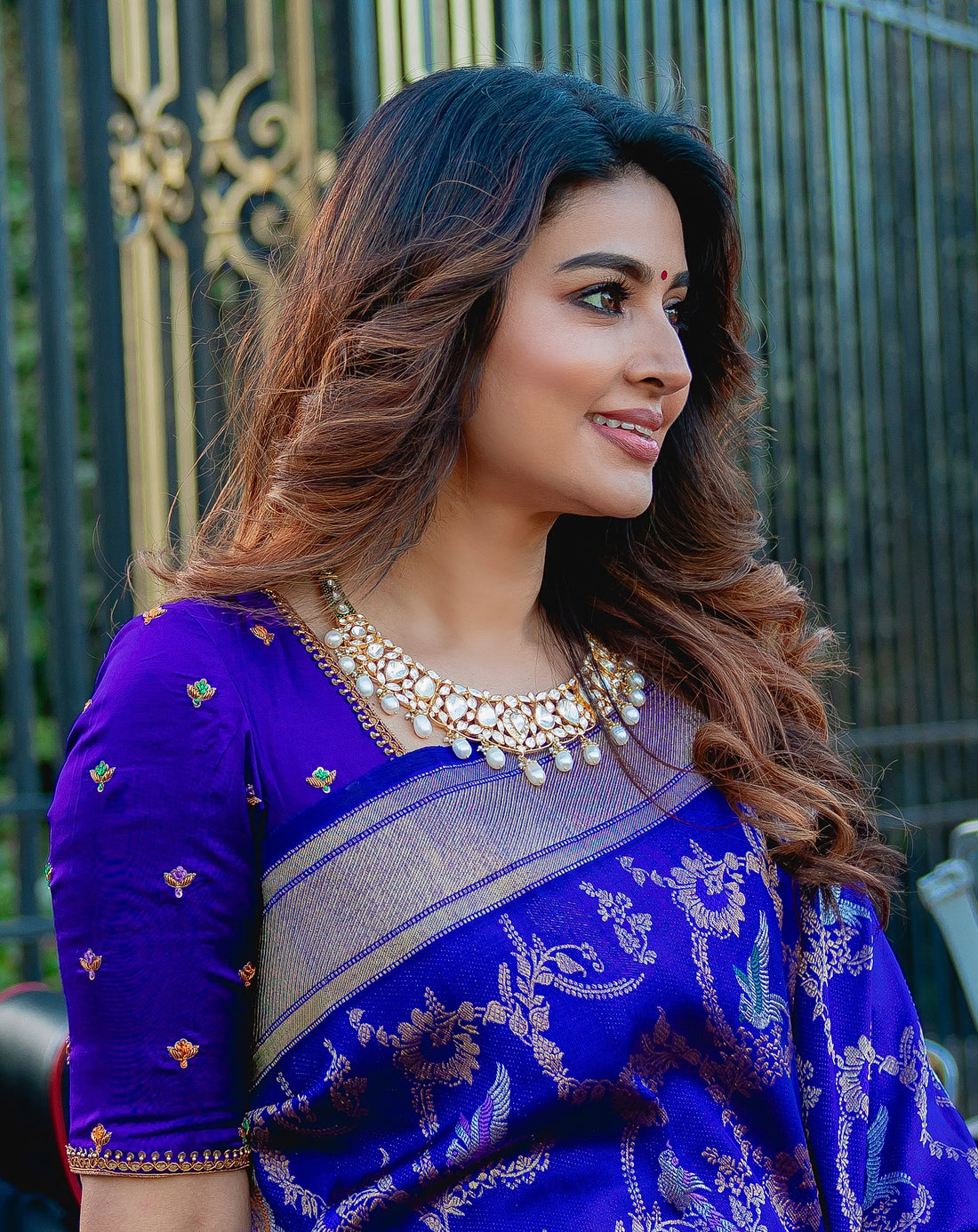 Royal Uncut Polki Kanti Necklace Set