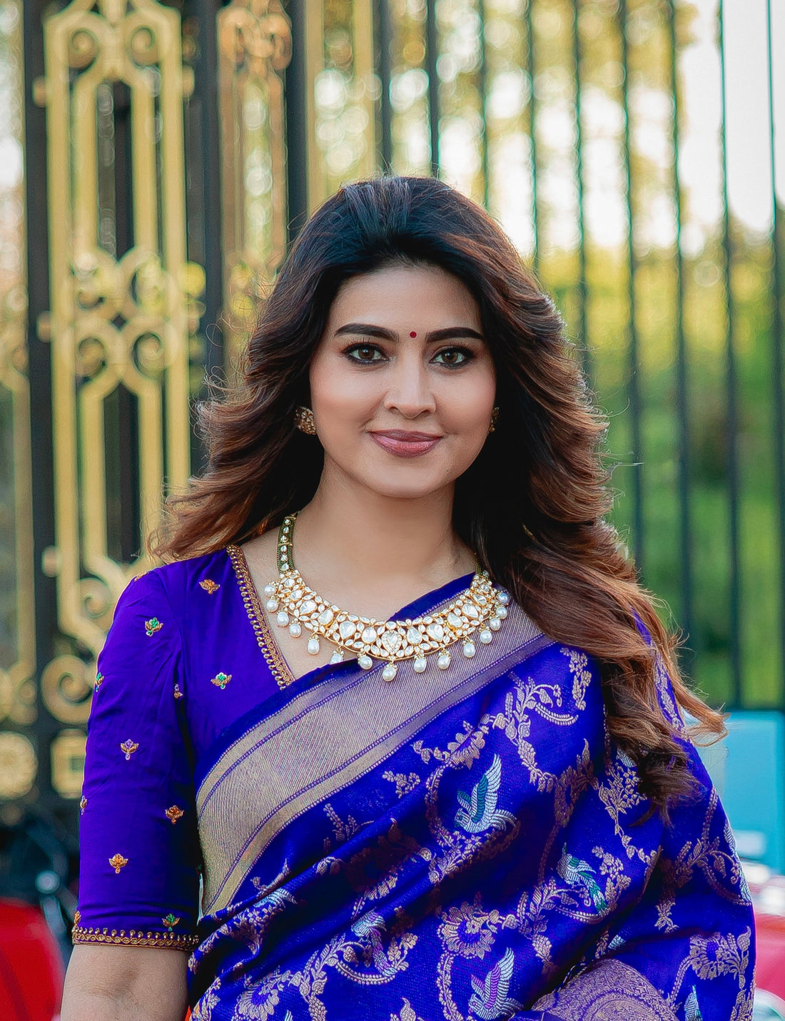 Royal Uncut Polki Kanti Necklace Set
