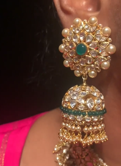 Grand 2 in 1 Statement Jhumkas