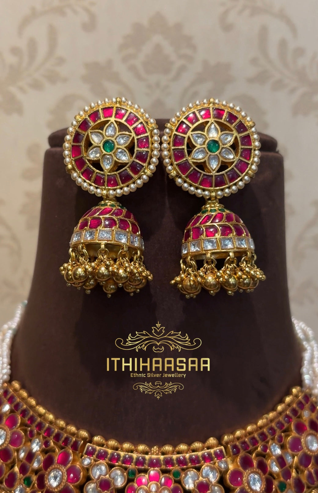 Anvitha - Grand Kundan Pearl Choker