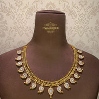Rashmika Inspired Antique Kundan Necklace