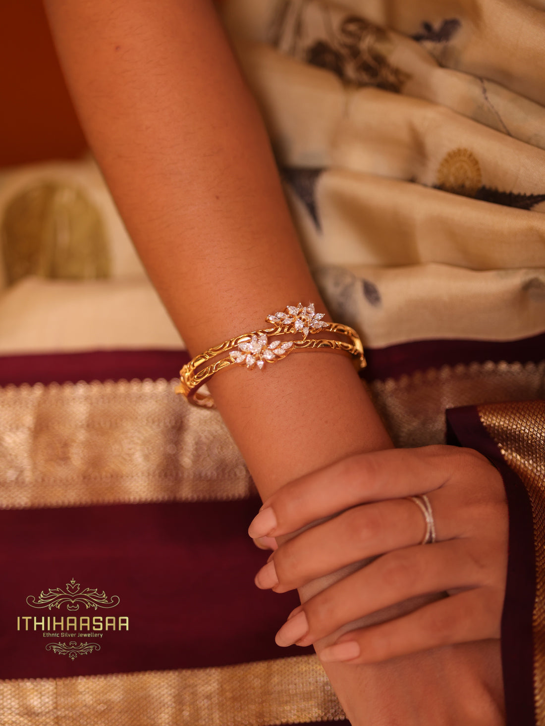 CZ Bracelet made with 92.5 Hallmark Silver