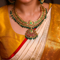 Ruhi Antique Kundan Necklace set