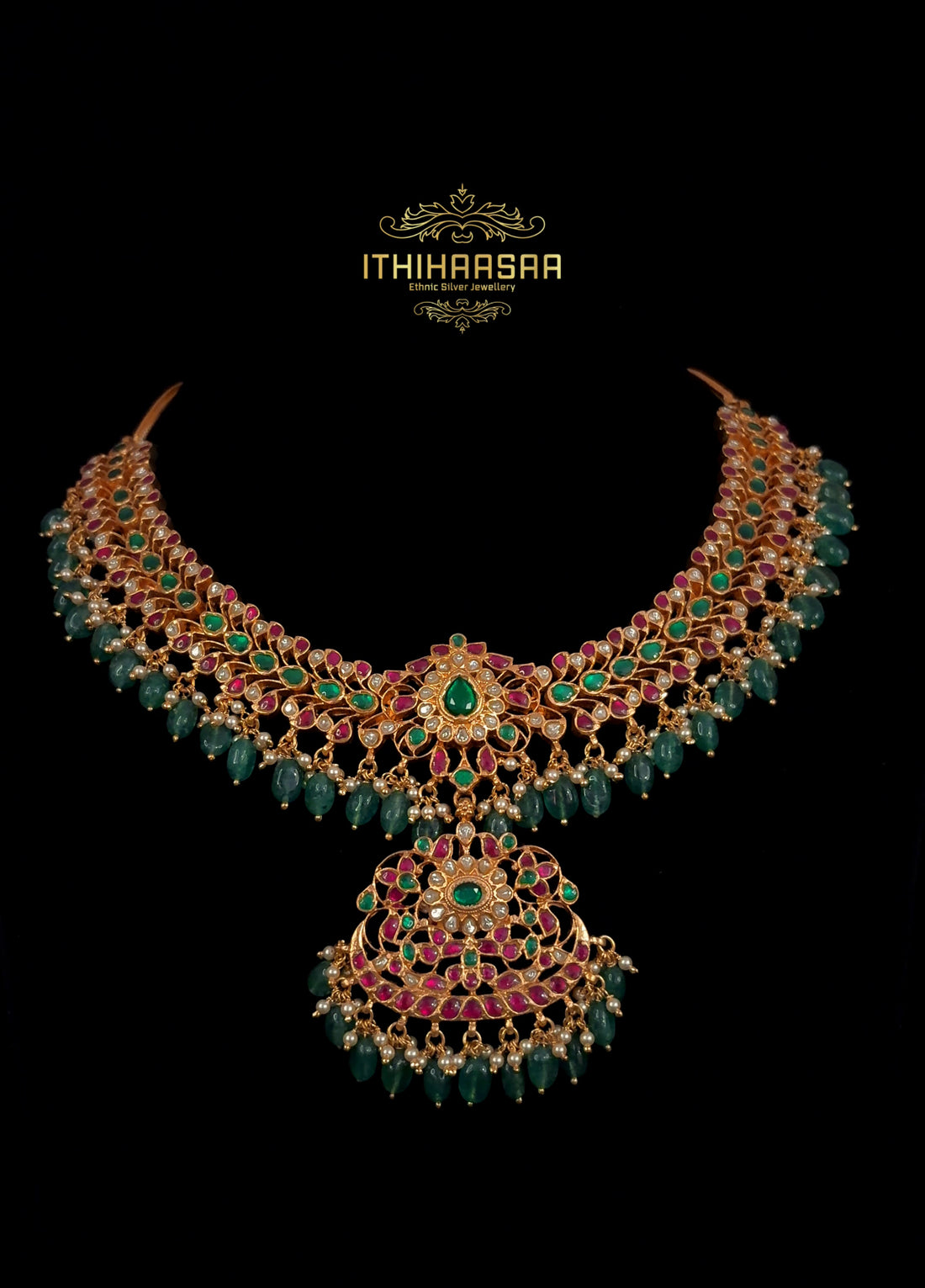Ruhi Antique Kundan Necklace set