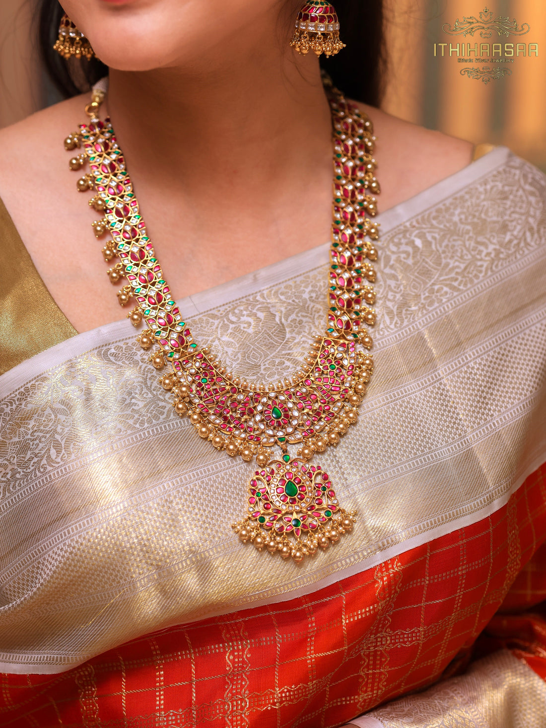 Vaidehi Antique Kundan Necklace