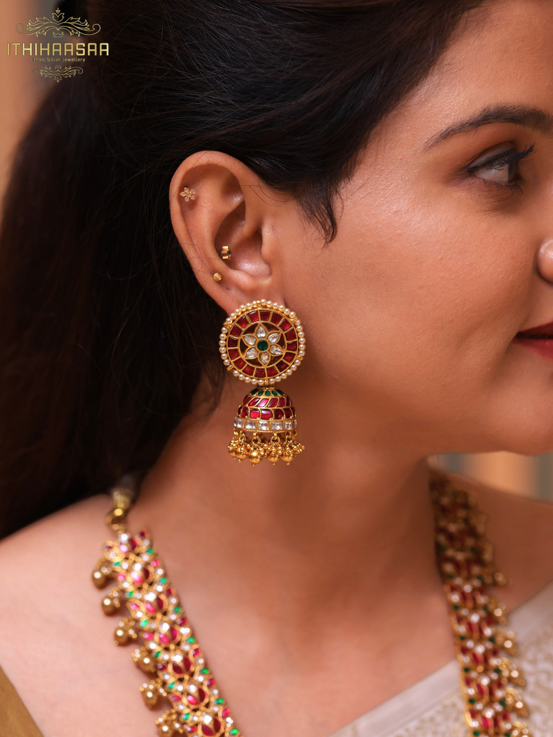 Vaidehi Antique Kundan Necklace