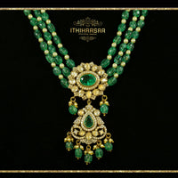 Raina Layered Uncut Polki Necklace