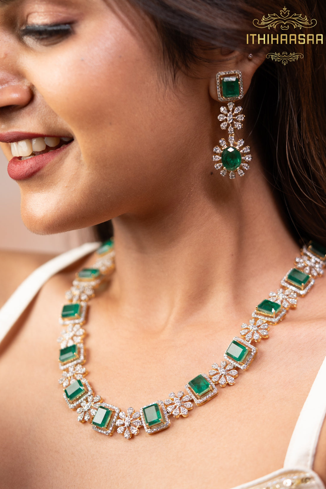 Mihira CZ Necklace set