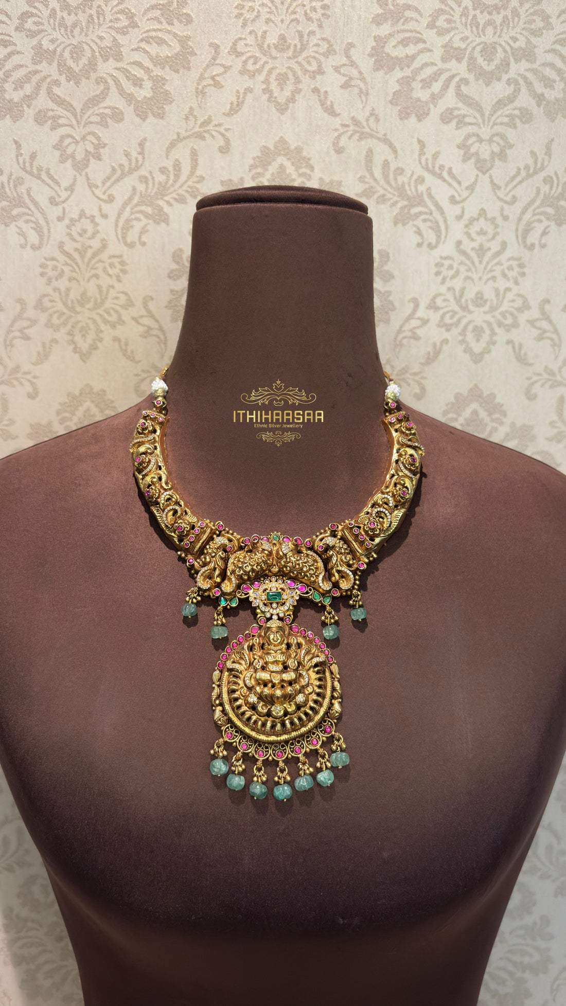 Vihaa Antique Nakshi Necklace