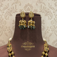Saira Antique Nakshi Kundan Necklace Set