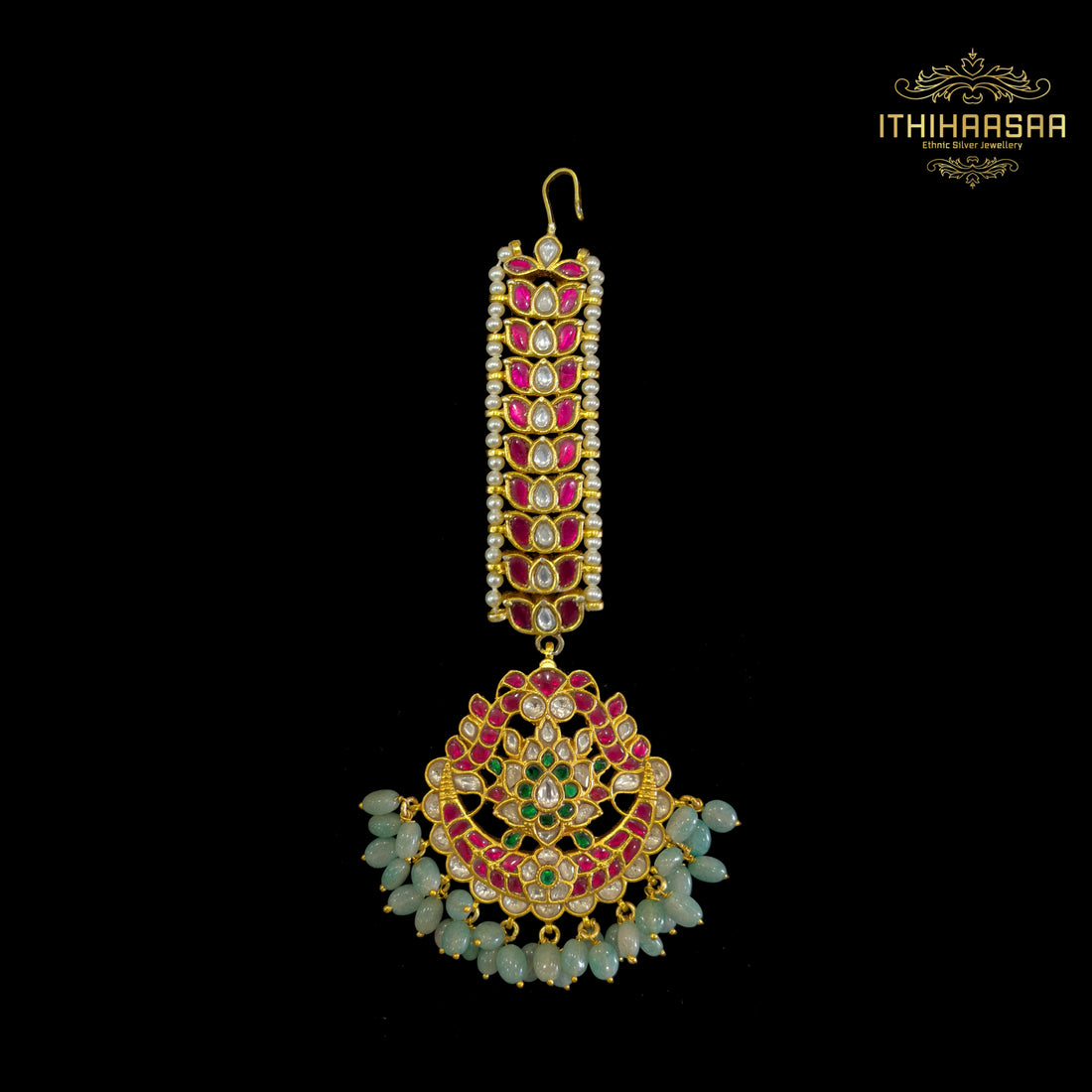 Kamalini Kundan Maang Tikka