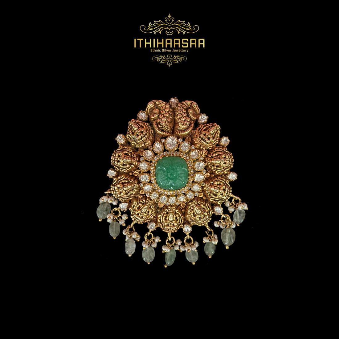 Varnikha Antique Nakshi Pendant