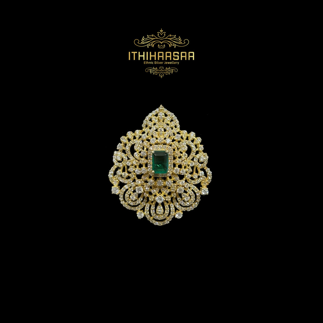 Krisha Emerald Pendant