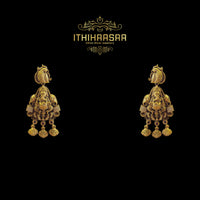 Lord Ganesha Antique Nakshi Pendant Set